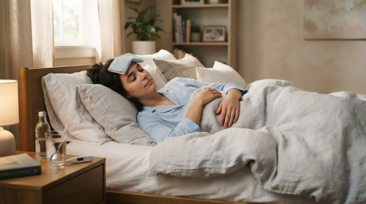 How to Sleep with Fever illustration