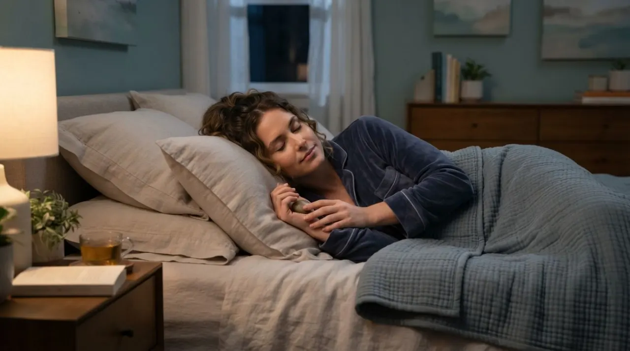 How to Sleep with Sleep Anxiety illustration