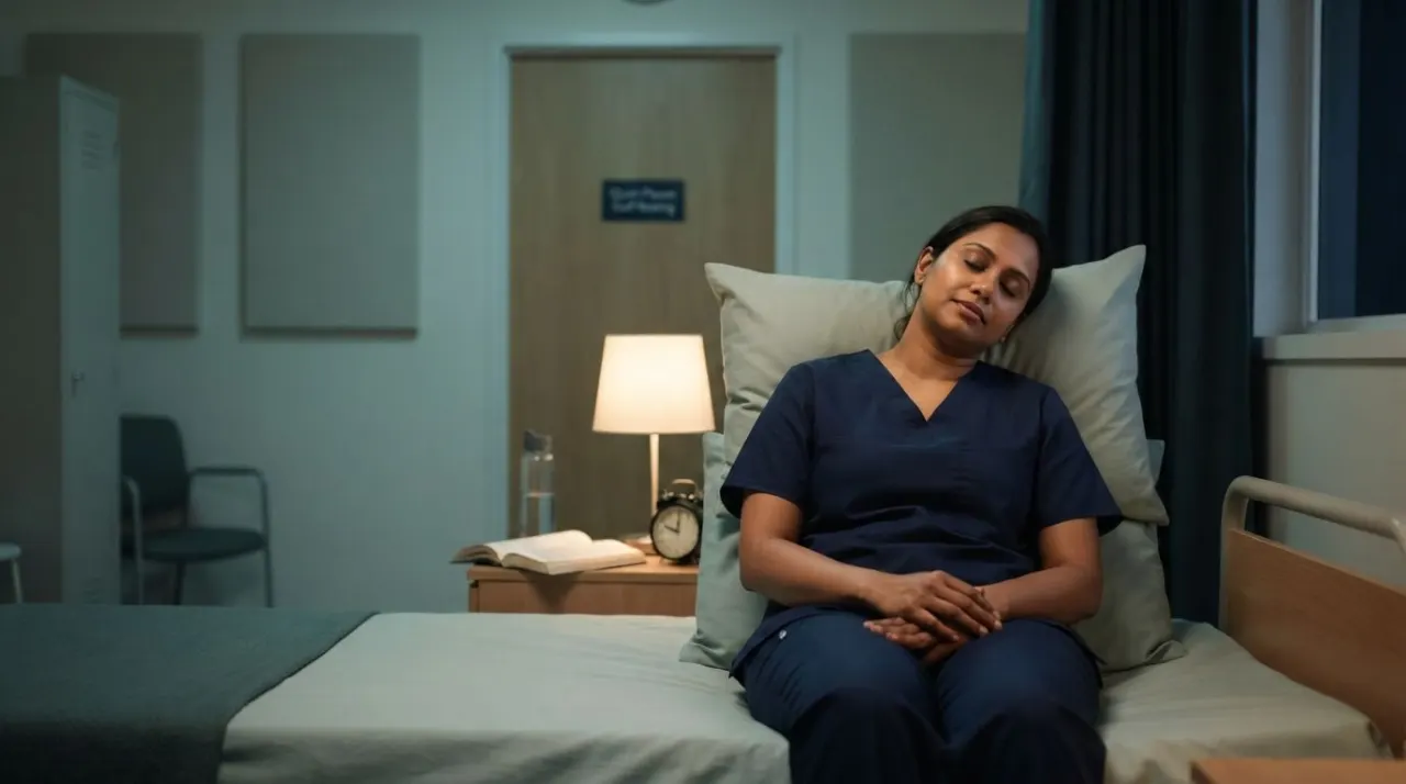 Sleep Tips for Healthcare Workers illustration