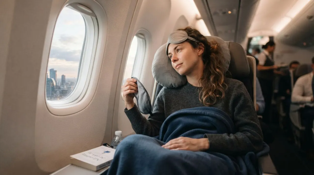 How to Sleep in a New Time Zone illustration