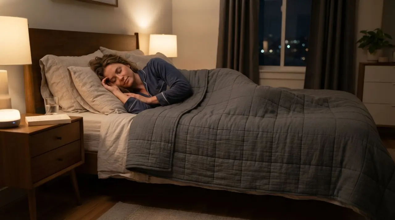 Weighted Blankets Can Help You Sleep illustration