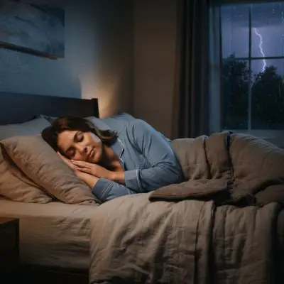 Thunderstorm Sounds Can Help Sleep