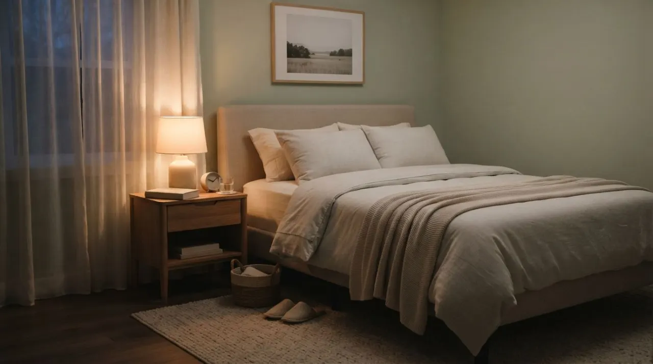 A comfortable bedroom arranged for better sleep