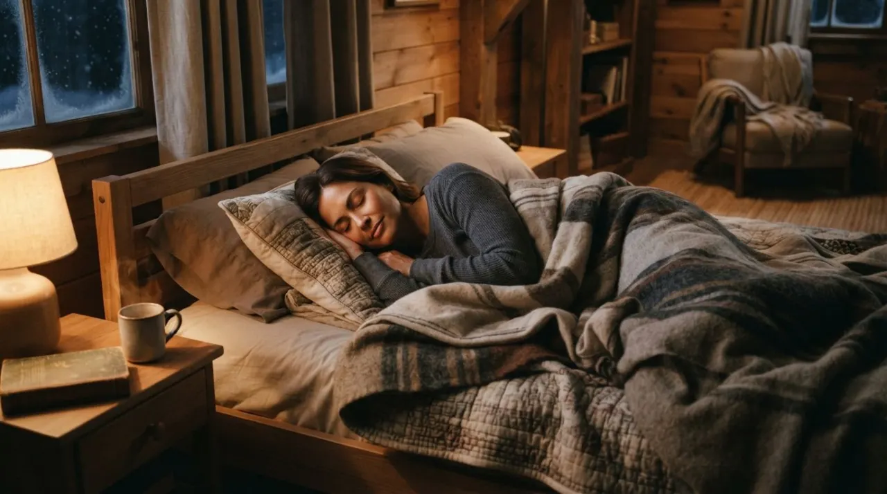 How to Sleep in Cold Weather illustration