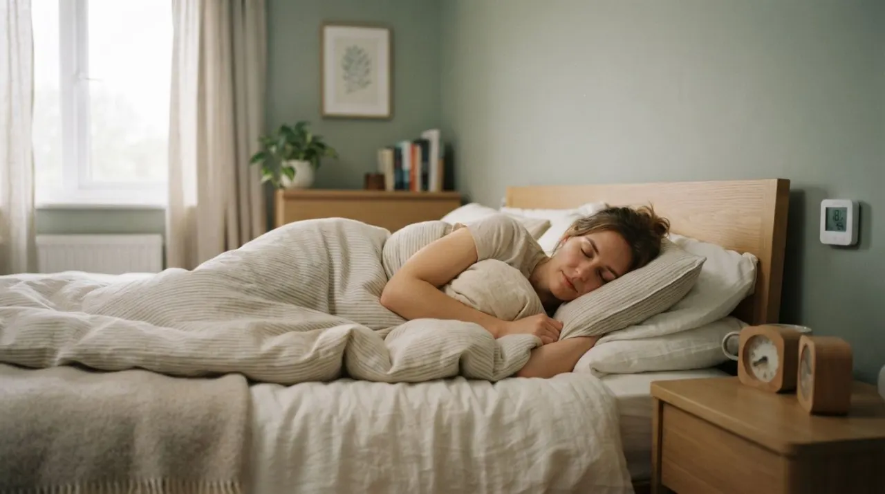 Ideal Room Temperature for Good Sleep illustration