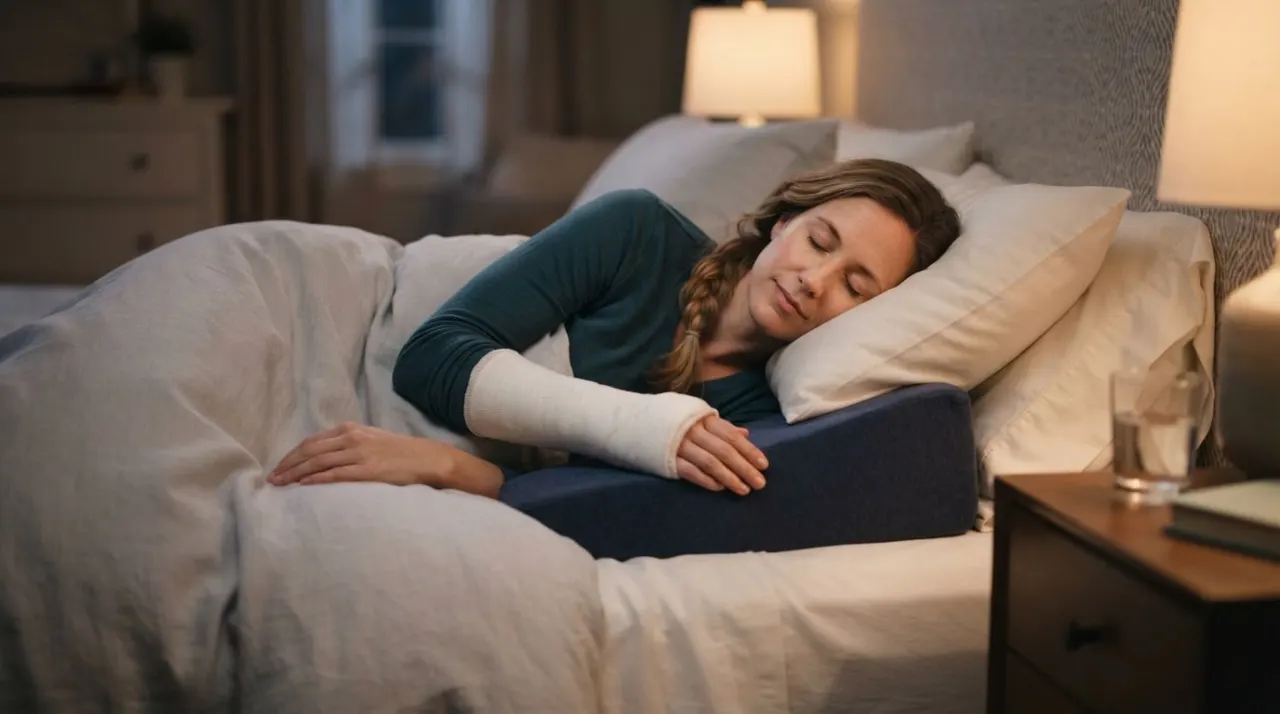 How to Sleep with a Cast illustration