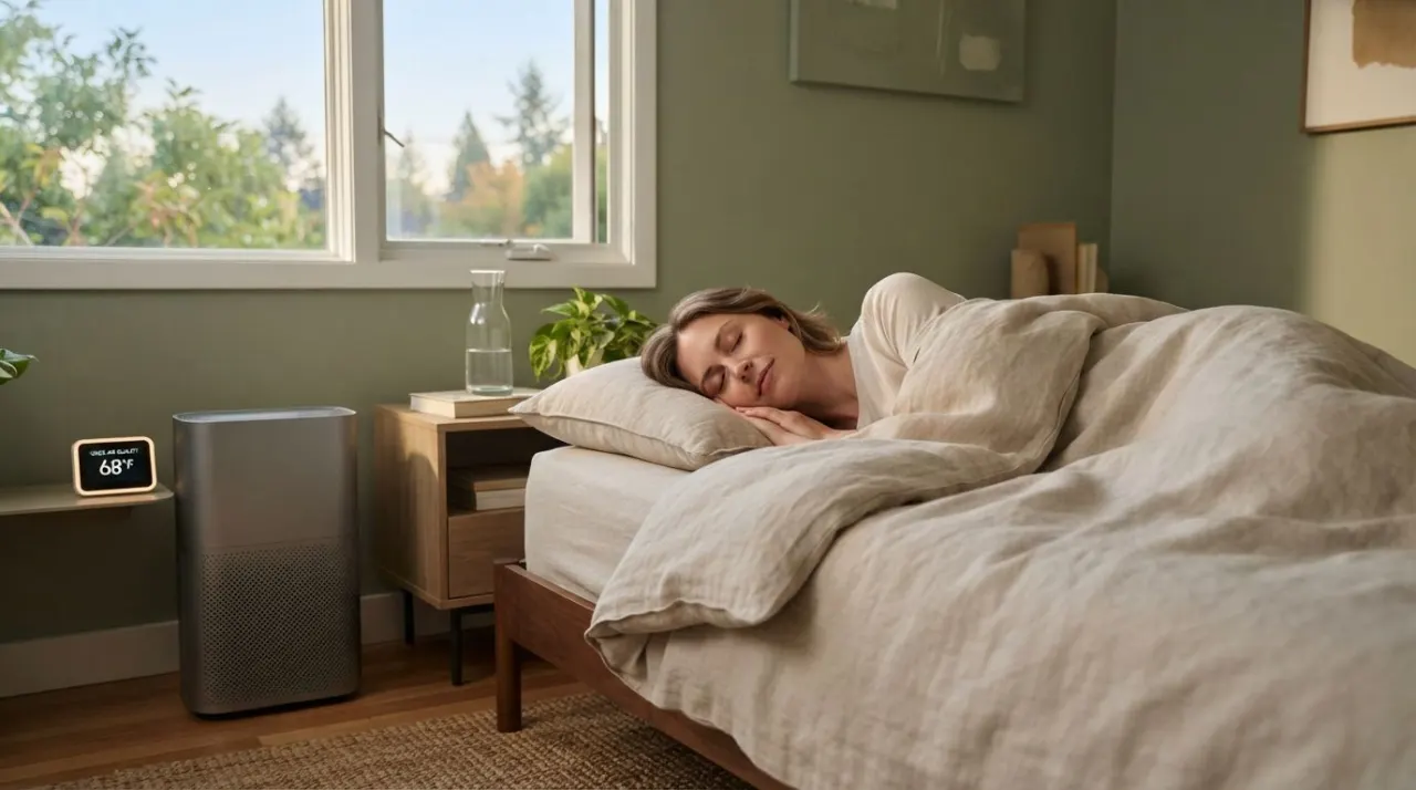 Air Quality for Better Sleep illustration
