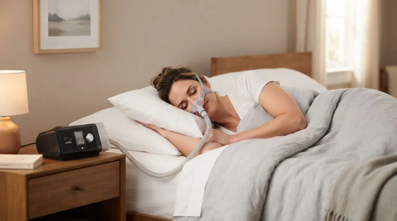 How to Sleep with a CPAP illustration