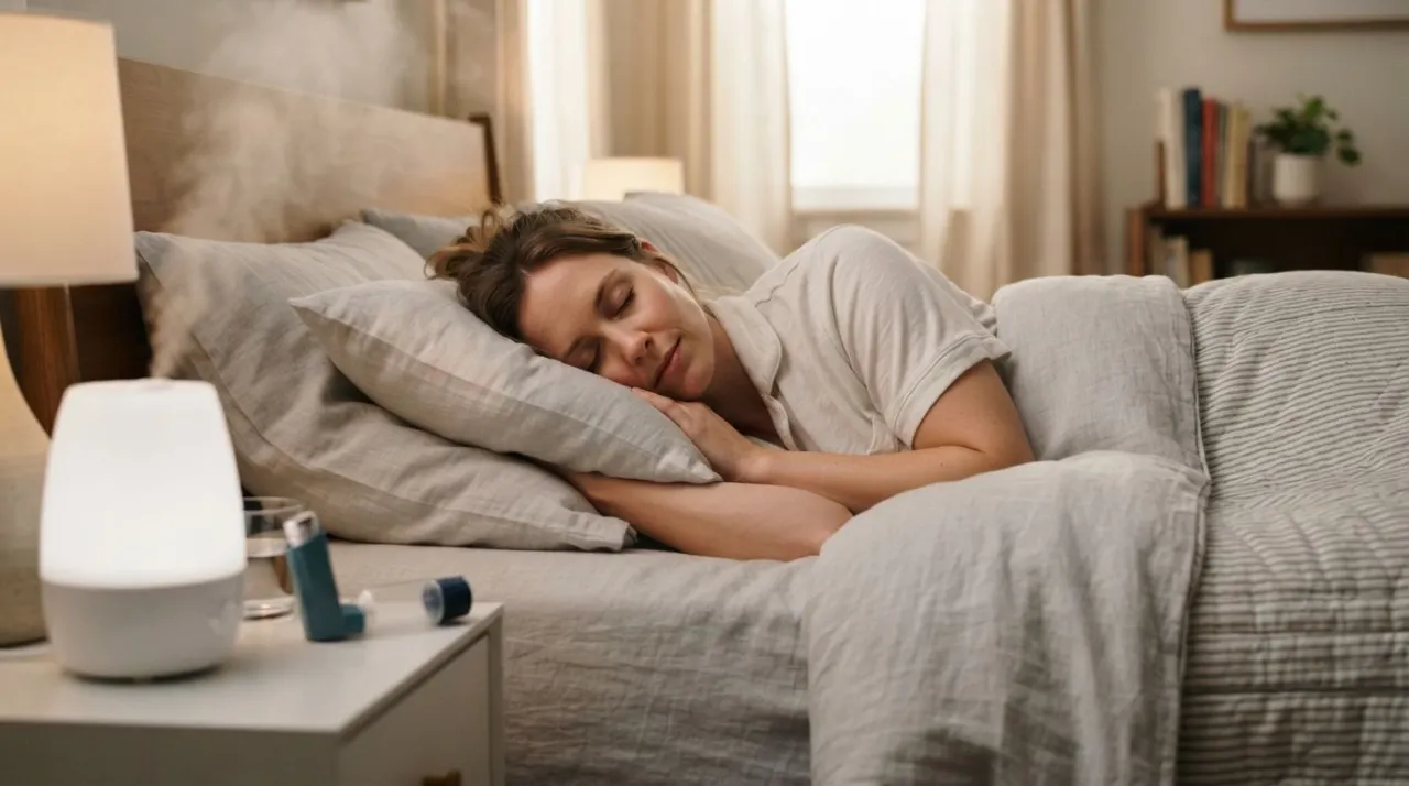 How to Sleep with Asthma illustration